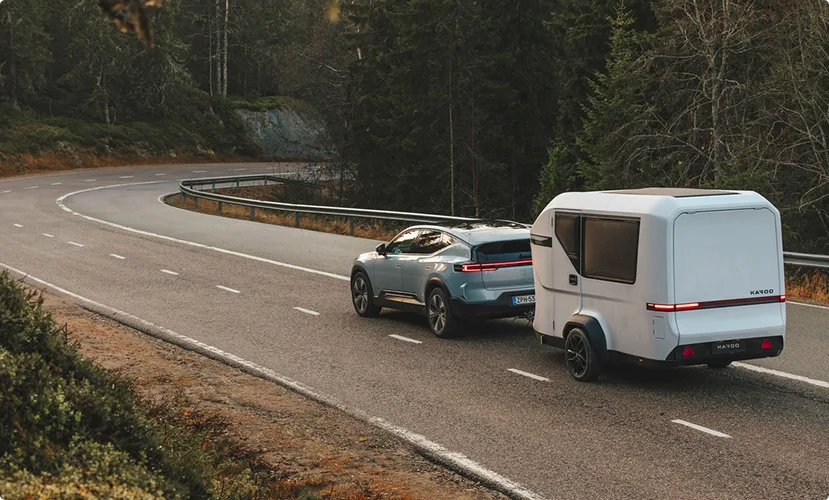 Karoo matkailuvaunu - matkalla